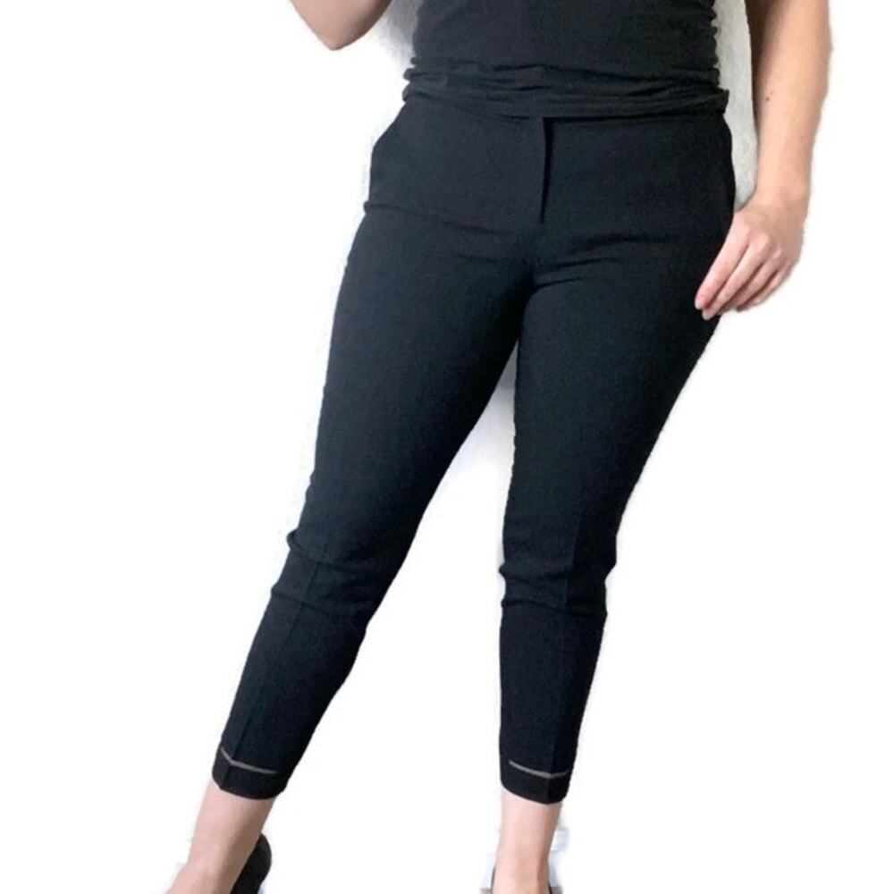 Escada Straight Slim Leg Wool Blend Trousers Slacks Pants Size 36/ US 6